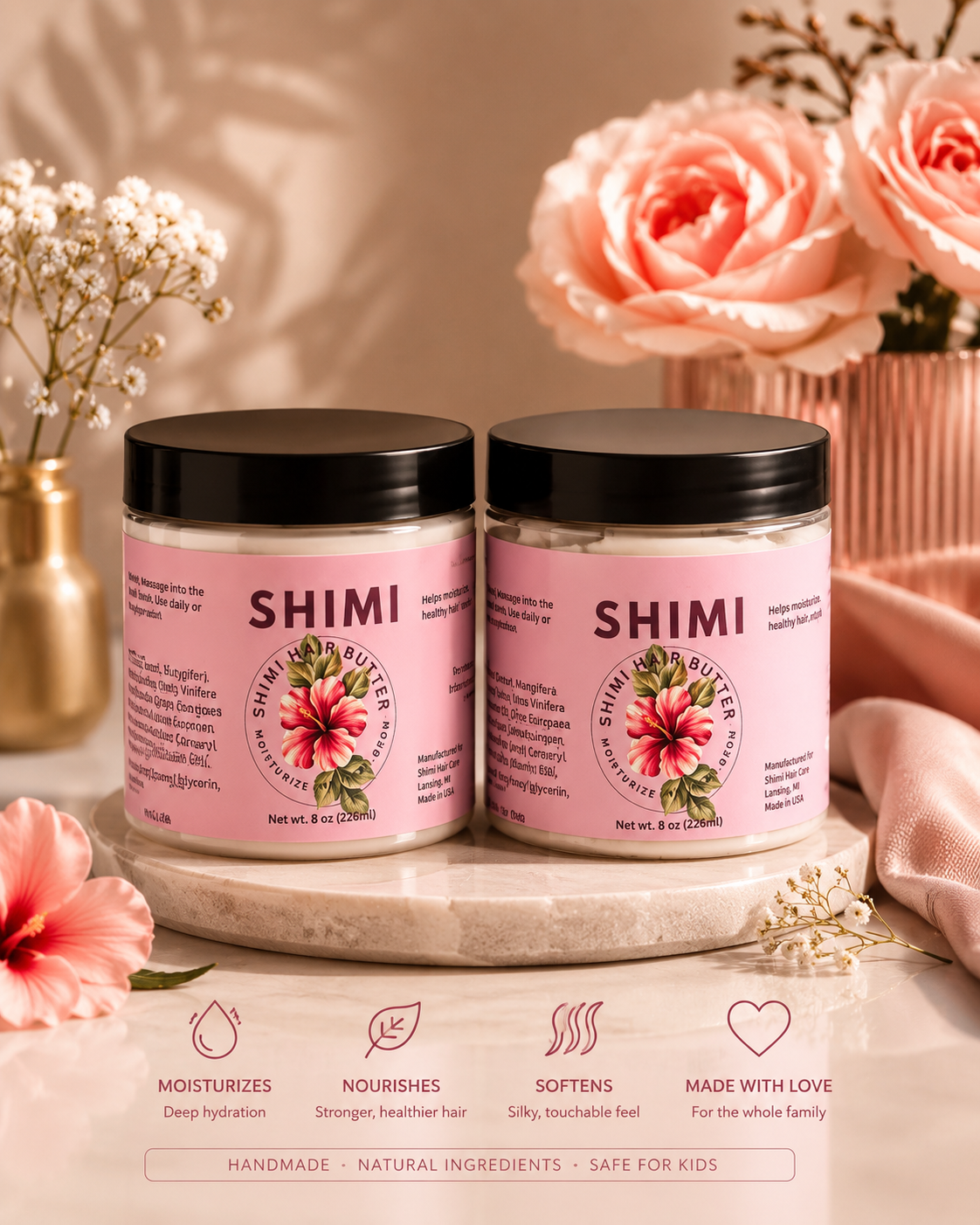 Shimi Hair Butter – Deep Moisture & Hair Growth Support